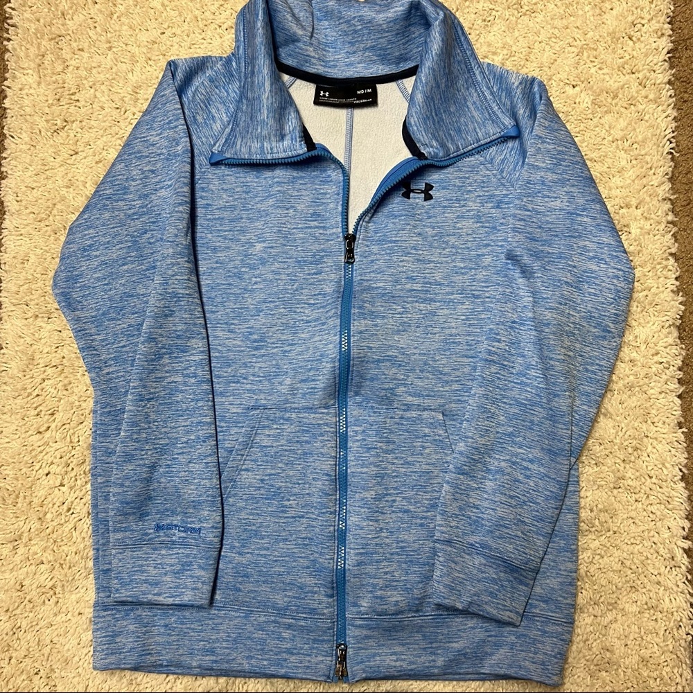 Like New Under Armour full zip up fleece jacket